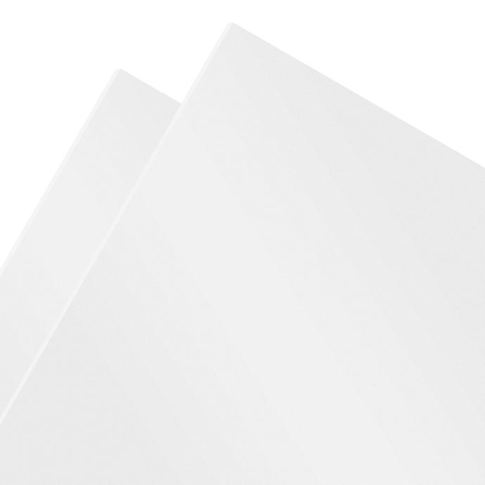 ACRILICO MGRAF BLANCO SOLIDO 401A FUNDIDO 3MM LINER PLASTICO 1.22X2.44 MTS