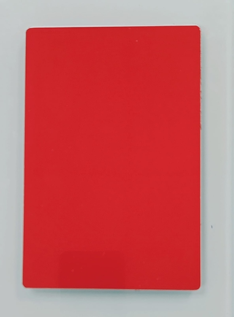 ALUMINIO COMPUESTO ALUKOMP ROJO BRILLANTE PE 3MM/ 0.18-0.15 / 1.22X2.44 MTS