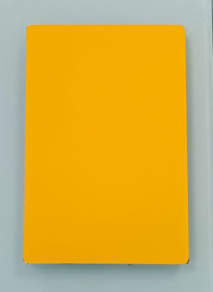 ALUMINIO COMPUESTO ALUKOMP AMARILLO BRILLANTE PE 3MM/0.18MM 1.22X2.44 MTS