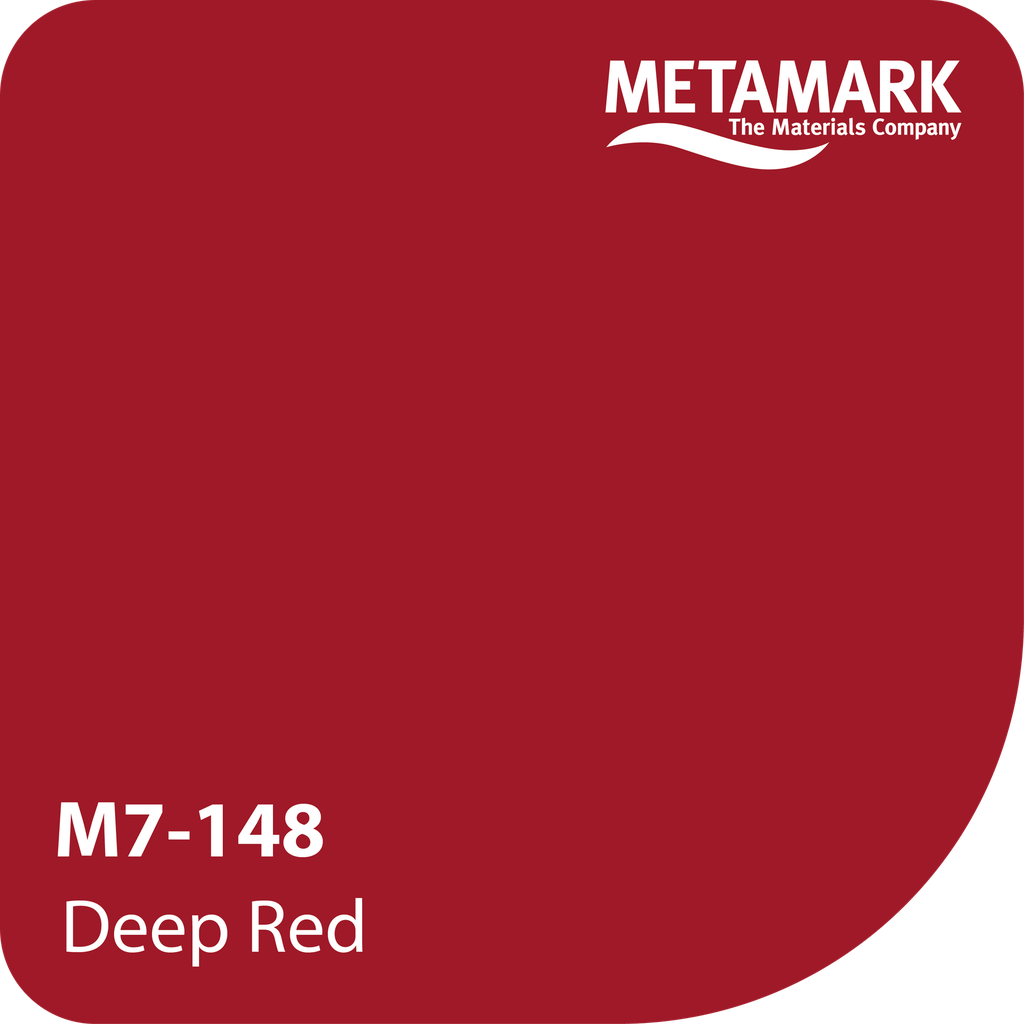 VINILO DE CORTE BRILLANTE METAMARK M7 ROJO INTENSO 1,22 MTS