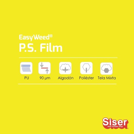 [301015211003] TERMOTRANSFERIBLE CORTE SISER PS FILM LIMON 1.50 MTS