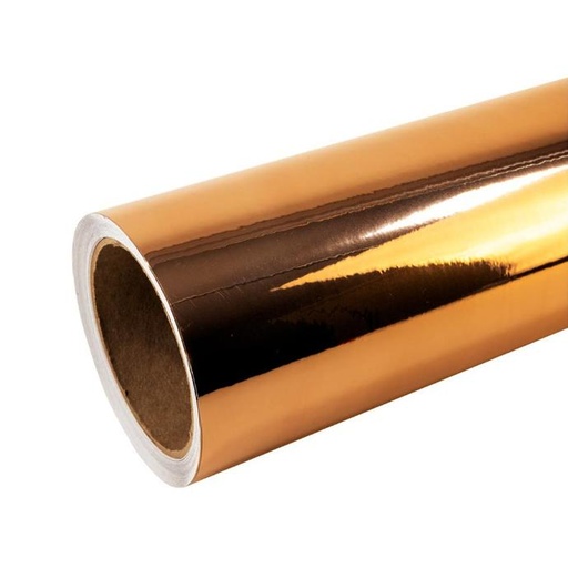[101122009285] VINILO ADHESIVO DE CORTE METALIZADO GLOSSY BRONCE 1.22 X 50MTS