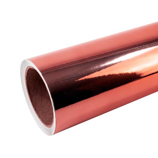 [101122009284] VINILO ADHESIVO DE CORTE METALIZADO GLOSSY ROSE GOLD 1.22 X 50MTS