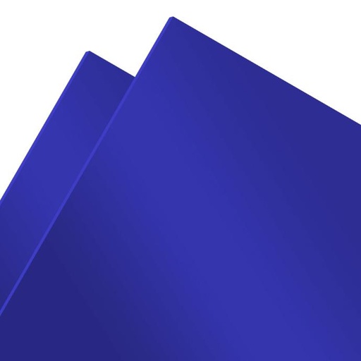 [401022244327] ACRILICO MGRAF AZUL 327 FUNDIDO 3MM LINER PLASTICO 1.22 X 2.44MTS
